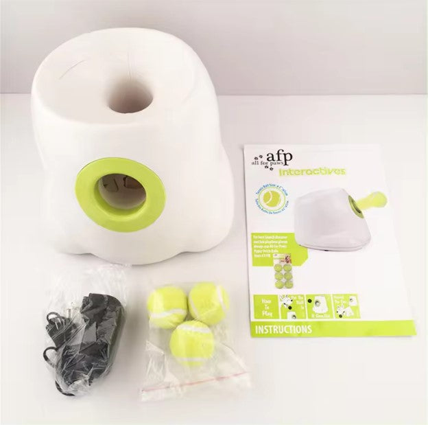 Light Pet Toys Dog Net Ball Launcher Automatic Bouncing Ball Machine Ball Thrower_6