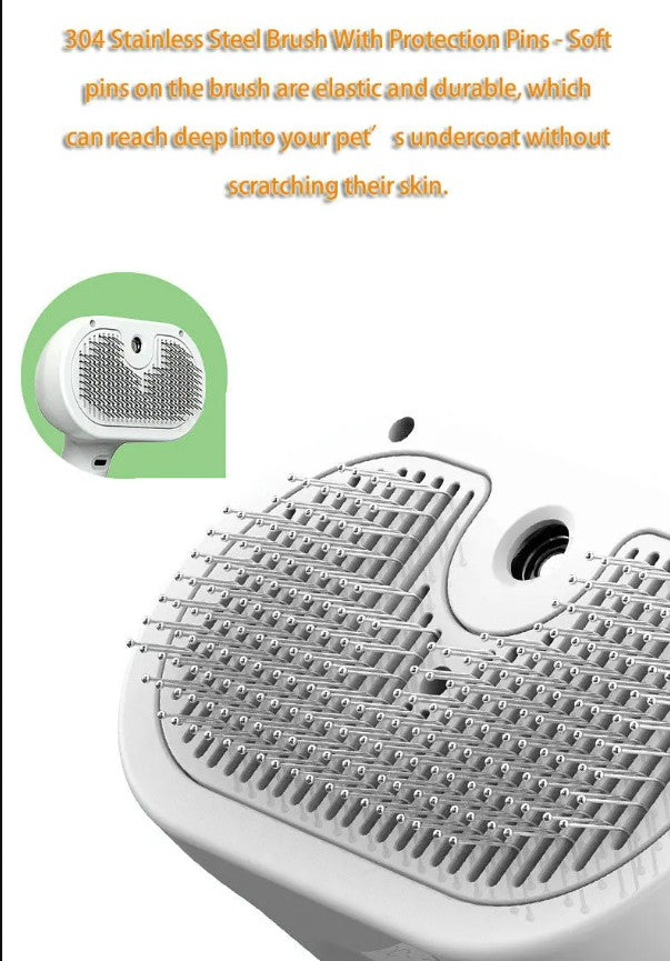 Dog/Cat Comb Self Cleaning Pets Hair Remover Brush with Comb Built-in Mist Humidifier_6